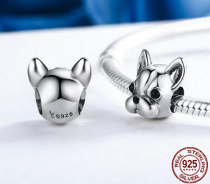 Frenchie 925 Sterling Silver Charm-charm-Ploocy-Ploocy
