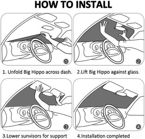 English Bulldog Car Sun Shade