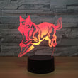 Color Changing German Shepherd Lamp
