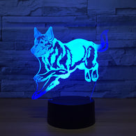 Color Changing German Shepherd Lamp