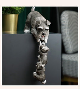 Decorative Schnauzer Statue