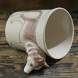 3D White Husky Mug