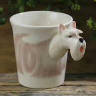 3D White Scottish Terrier Mug