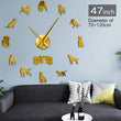 DIY Staffy Wall Clock