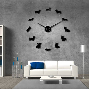 DIY Corgi Wall Clock