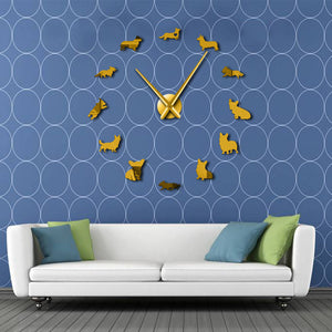DIY Corgi Wall Clock