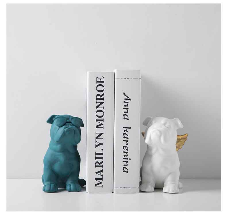 Macaroons Bulldog Figurines