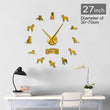 DIY Boxer Dog Wall Clock