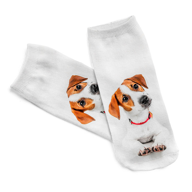 Jack Russell Ankle Socks