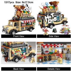 Dachshund Hot Dog Truck Mini Blocks