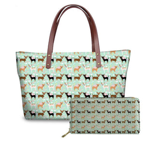 Chihuahua Shopper Bag And Wallet