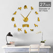 DIY Staffy Wall Clock