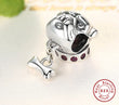 925 Sterling Silver English Bulldog Charm-charm-Ploocy-Ploocy