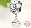 925 Sterling Silver English Bulldog Charm-charm-Ploocy-Ploocy
