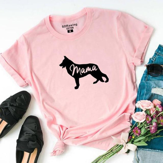 German Shepherd Mom Loose Fit Tee