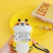 Unicorn And Bee Shiba AirPods Case