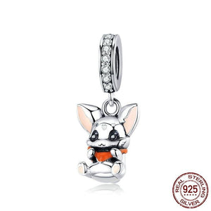 Coco Chihuahua 925 Sterling Silver Charm-charm-Ploocy-Ploocy