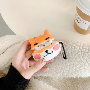 Happy Shiba Inu AirPods Case