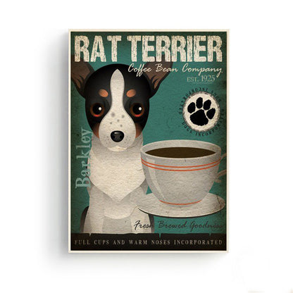 Chihuahua Cupcake Canvas Poster