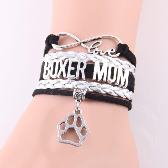 Boxer Mom Infinity Bracelet
