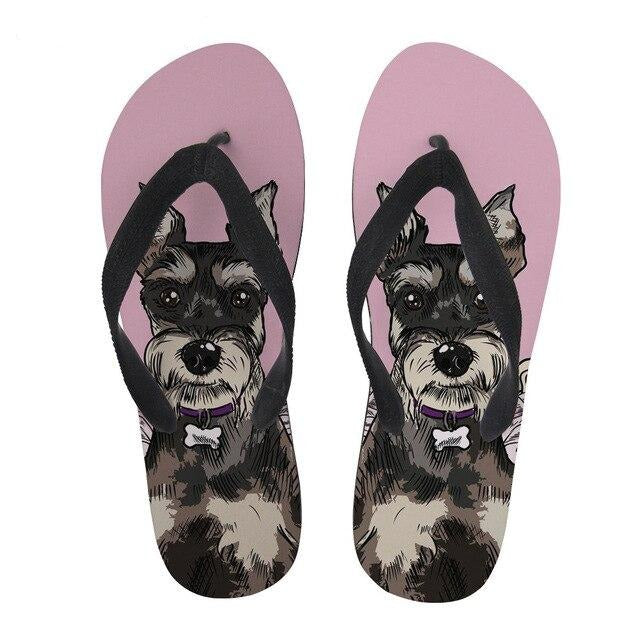Coco Schnauzer Flip-flops