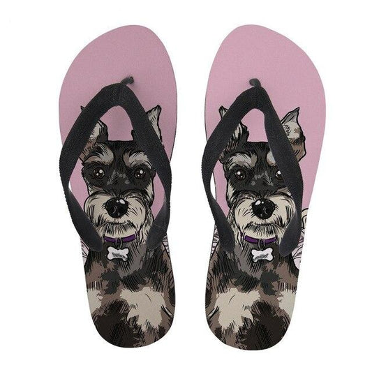 Coco Schnauzer Flip-flops