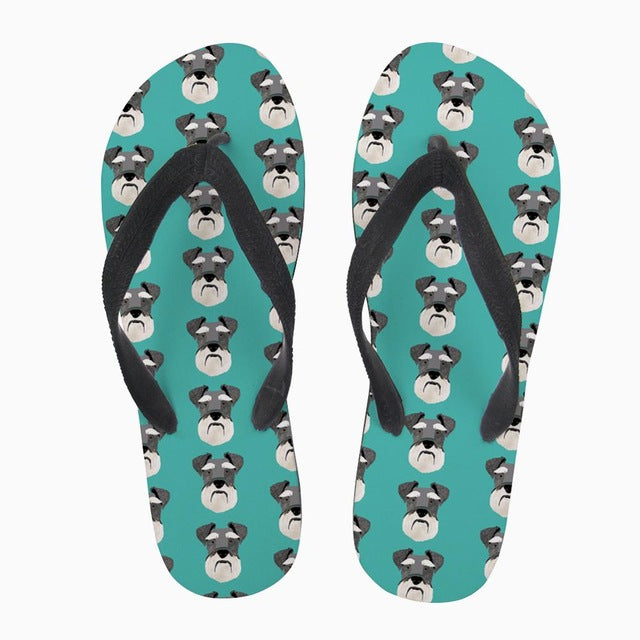 Coco Schnauzer Flip-flops