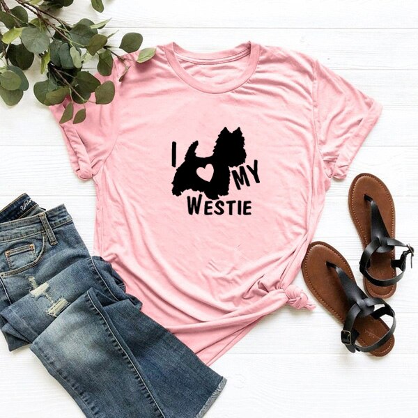 I Love My Westie Women's T-shirt