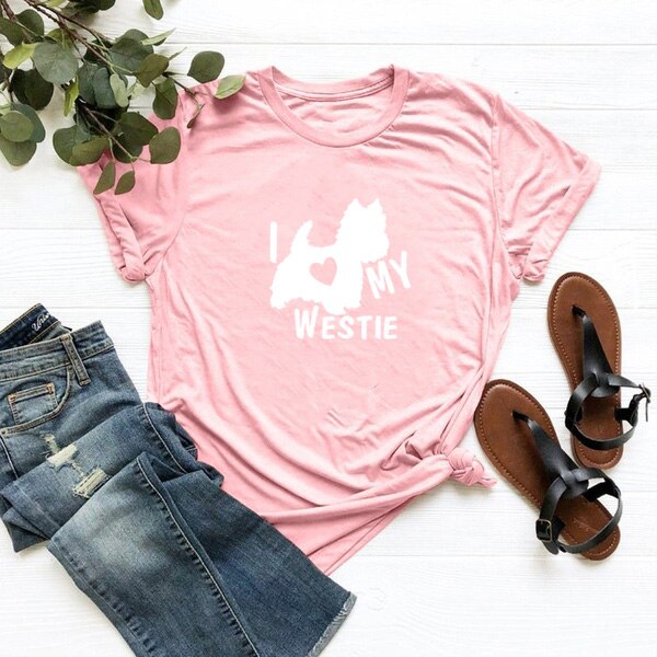 I Love My Westie Women's T-shirt