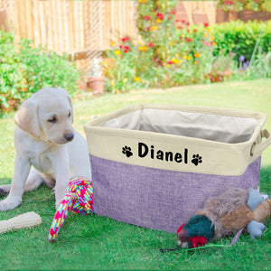 Personalized Dog Toy Box