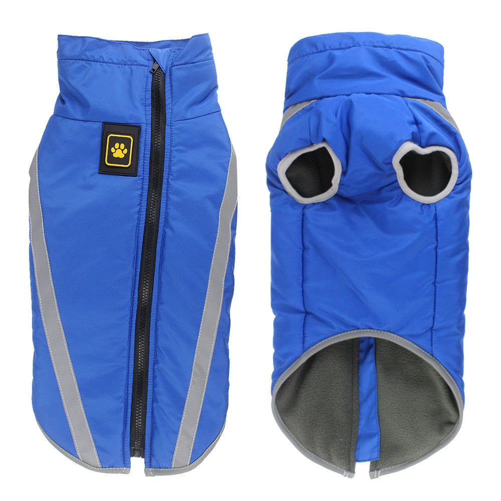 Waterproof Fleece Dog Jacket