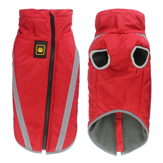 Waterproof Fleece Dog Jacket