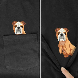 English Bulldog Pocket T-Shirt