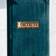 Wooden Personalized Dog Name Leash Holder