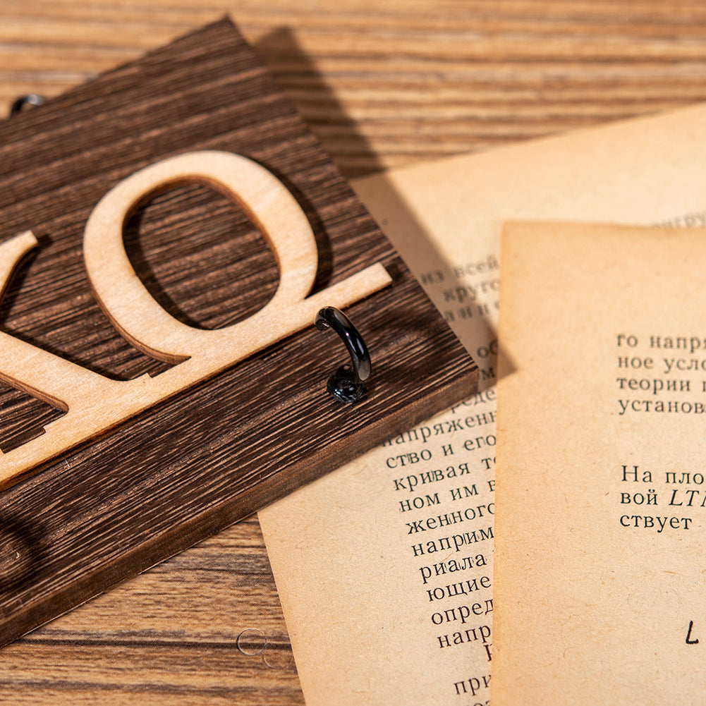 Wooden Personalized Dog Name Leash Holder