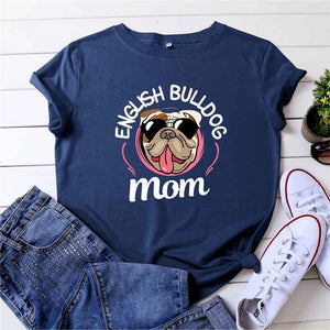 English Bulldog Mom T-shirt