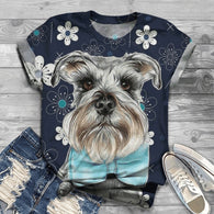 Schnauzer All over Print Women T-Shirt