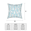 Blue Westie Pillow Cover