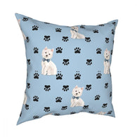 Westie Paws Cushion Cover