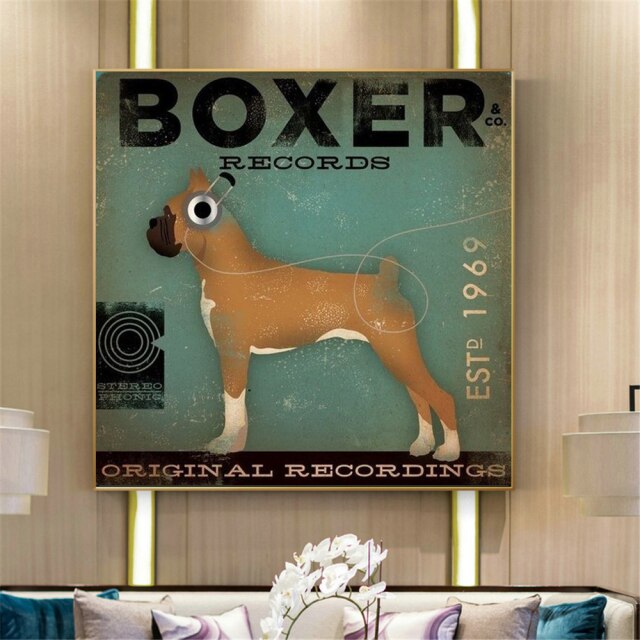 Boxer & Co. Records Wall Art