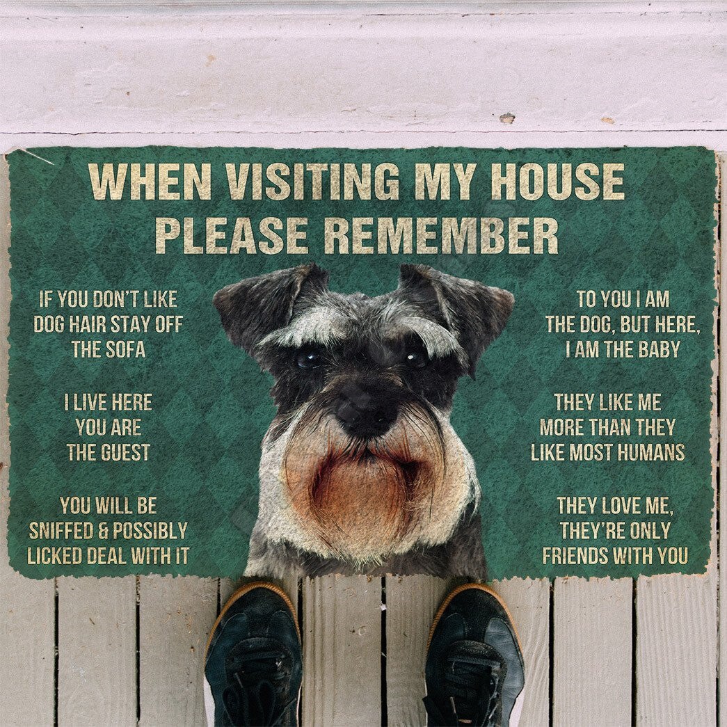Schnauzer Doormat