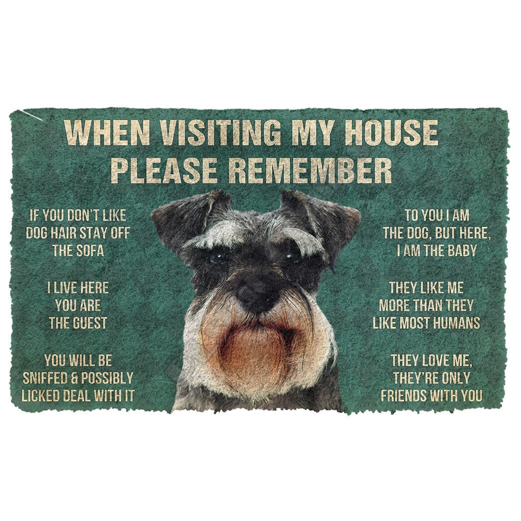 Schnauzer Doormat