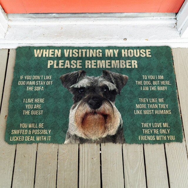 Schnauzer Doormat