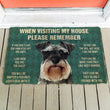 Schnauzer Doormat
