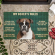 My Boxer's Rules Mat