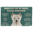 Westie Doormat