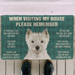 Westie Doormat