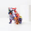 Rainbow English Bulldog Ornament