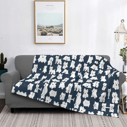 Westie Throw Blanket