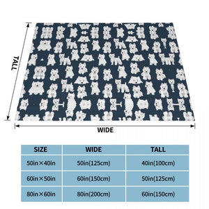 Westie Throw Blanket